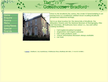 Tablet Screenshot of ivyguesthousebradford.com